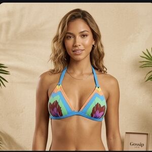 GOSSIP SWIM Bikini Top " In - Miss Understood Print"